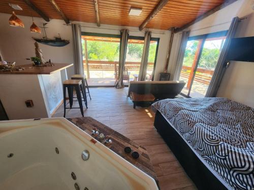 LOBOS DEL BOSQUE CON JACUZZi in Punta Del Diablo