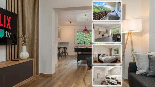 Elbling Appartement for 2 People - Billiards - Balcony with Mosel View - Parking - Wine Barrel Bar - Fully Equipped Kitchen - Netflix - WaipuTV - 3 km from Cochem in Klotten, Deutschland