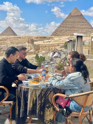 Queen Cleopatra Pyramids view