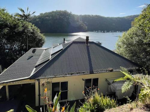 Exterior view, NINE at Berowra Waters, luxury waterfront with hot tub in Berowra
