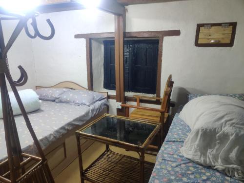 1 double bed