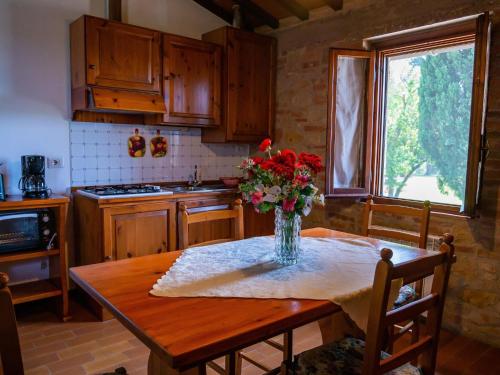 Konyha, Farmhouse in Tuscany with Pool  Scenic Views in Montaione