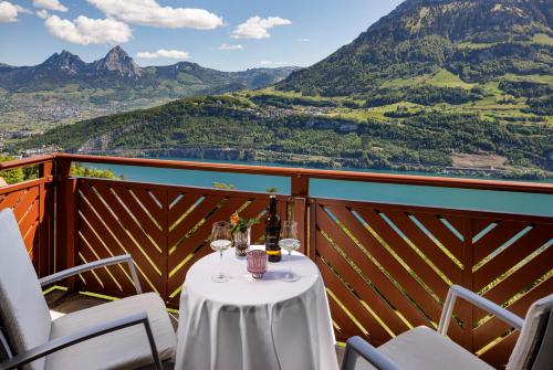 Kilátás, Hotel und Naturhaus Bellevue in Seelisberg