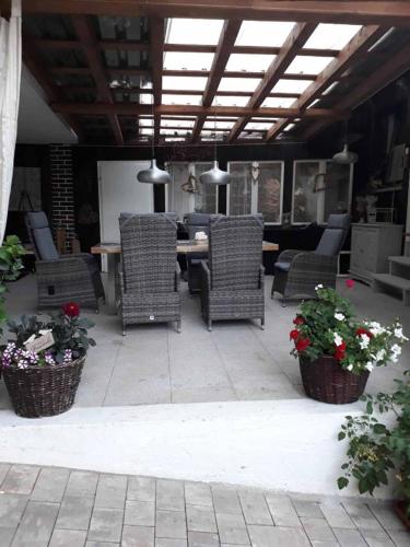 Erkély/terasz, Ferienhaus Brunnbauer in Langdorf