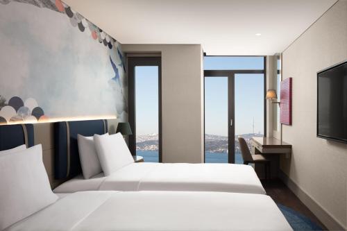 Zimmer mit 2 einzelbetten, deluxe, mit aussicht