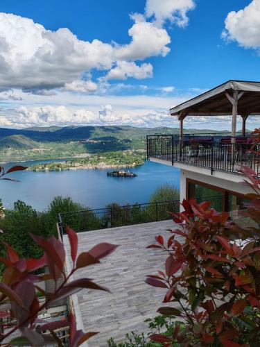 Balkons/terase, Hotel Panoramico SPA lago d'Orta Only Adults in Madonna Del Sasso