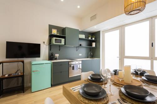 new flat 2 rooms 4 Pax, wifi AC, Valencie (fotografie 7)