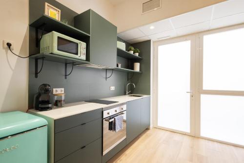 new flat 2 rooms 4 Pax, wifi AC, Valencie (fotografie 11)