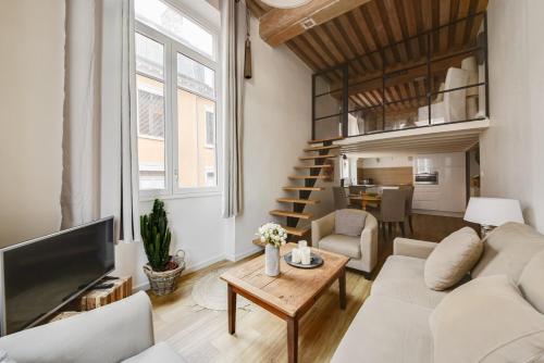 GuestReady - Magnificent duplex canut hypercentre - Location saisonnière - Lyon