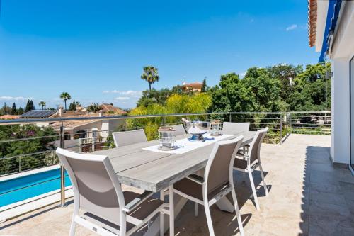 Ban công/sân hiên, Sea view Villa Marbella in Elviria / Artola