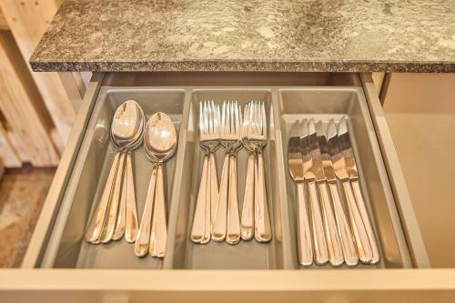 ห้องครัว, Appartement Bretterbude in ซาลบาค