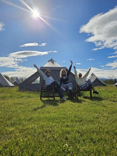 A szálláshely kívülről, Godaland Glamping in Keldur