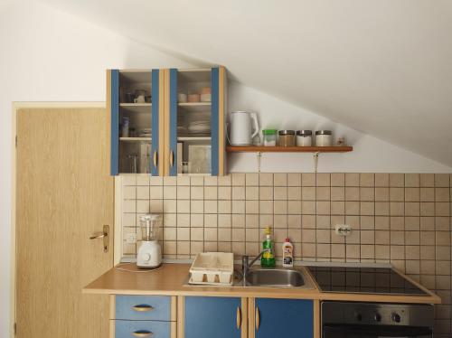 Blue apartment