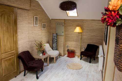 ห้องส่วนกลางสำหรับนั่งเล่น/ดูทีวี, Hostel Entre Vientos in ปุนตาอาเรนาส