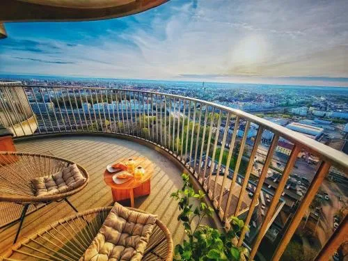 Apartment in der 30. Etage, Tolle Aussicht, Zentral in Augsburg, Deutschland