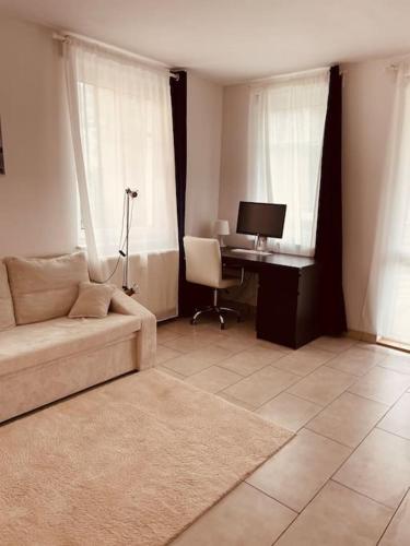 Studio-Apartment mit Balkon, Drážďany (fotografie 3)