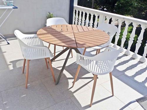 Rõdu/terrass, Apartment in Seline - Paklenica Riviera 50355 in Seline
