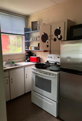 Konyha, Lakefront Hideaway Resort 10 Total cabins-Lake View, Private Beach in Moore Falls