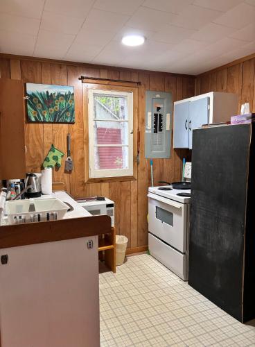 Konyha, Lakefront Hideaway Resort 10 Total cabins-Lake View, Private Beach in Moore Falls