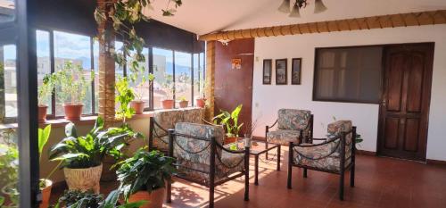 Altan/terrasse, Hotel Carmen in Tarija