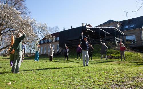 Fredensborg Vandrerhjem, i Kongens baghave