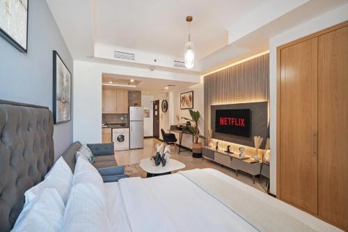 Modern Studio Lake View Jlt Near Marina & Metro, Дубай (фото 9)