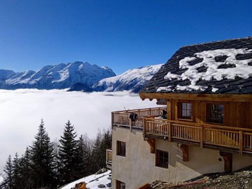 A szálláshely kívülről, Nouveau chalet d'architecte Le Lauzaret sauna et jacuzzi Villard-Reculas in Villard Reculas