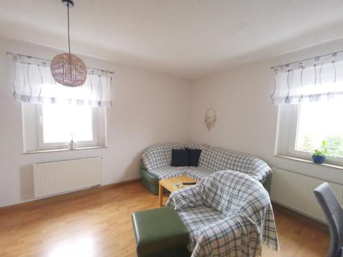 Ferienwohnung Bimmelbahn Blick in โอเบอร์ไวเซนทัล