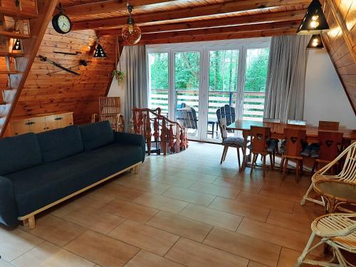 Dom nad Jeziorem Bory Tucholskie Pomost Lodka in Cierplewo