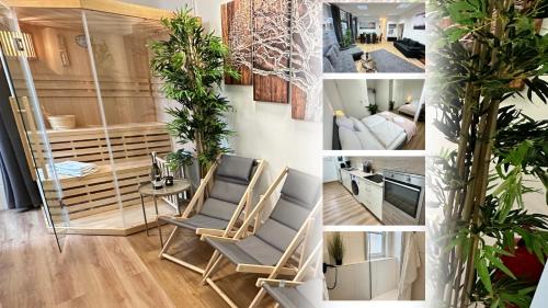 Das Loft - Sauna - 4 Schlafzimmer - 2 Bäder - Stadtmitte - 2 Parkplätze, Špýr