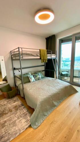 Luxury Apartment in SkyPark Residence, 26th floor - Castle view, Parking free, Bratislava (foto 9)