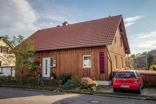 Exterior view, Ferienwohnung Werrablick Hedemunden - Gartenbenutzung mit Grill - WLAN in Atzenhausen