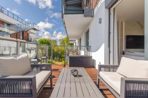 Varanda/terraço, Marina Bay - Tre Mare Residence in Jelitkowo