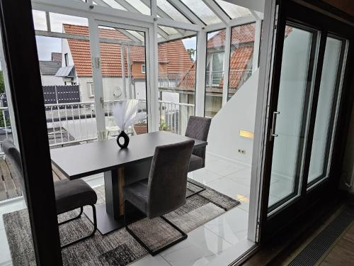 陽台/露台, Ferienwohnung/Monteurwohnung in 明登