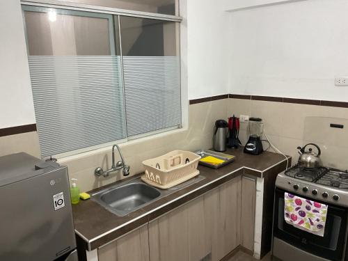 keuken, Rooms Pimentel Beach in Pimentel