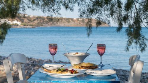 Restaurant, Minoa sea rooms in Arkalochori