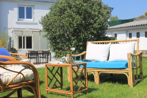 สวน, Le Roc'h Mousse Gîte de Charme en Centre Finistère (Le Roc'h Mousse Gite de Charme en Centre Finistere) in โปลเนเวซ-ดู-ฟายู