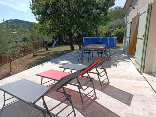 agréable villa au calme avec vue gîte à louer Anduze