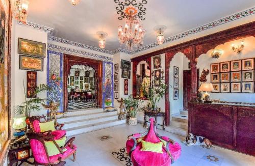 Lobby, Hotel Udai Kothi in Udaipur