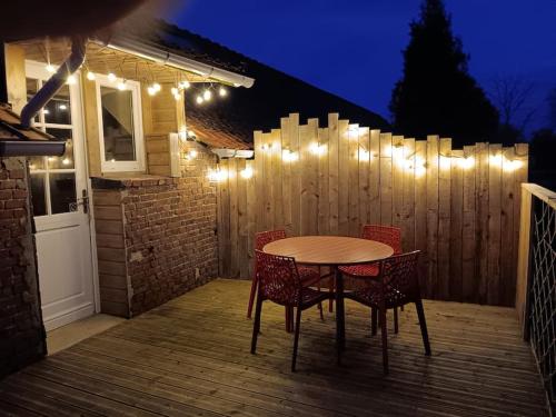 Balkons/terase, Gite la pause picarde in Ochancourt