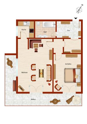 阿尔卑斯玫瑰公寓 阿尔卑斯玫瑰公寓