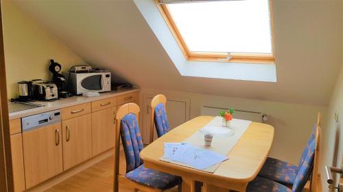 廚房, Ferienwohnung "Auf Plandert" in 里奧爾