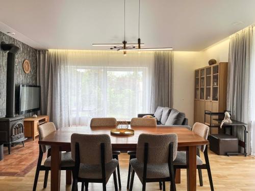 sala de TV, Calm garden Suite near Green Lakes in Antakalnis