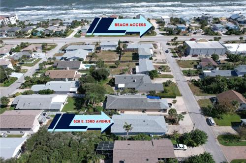 Beachside Home w Garage One Block to Beach Close to Shopping Dining 828 in New Smyrna Beach, USA