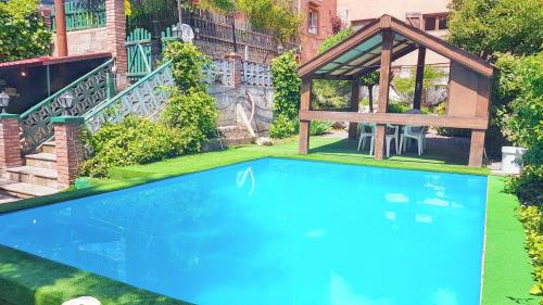 6 bedrooms villa with private pool enclosed garden and wifi at La Puebla de Castro