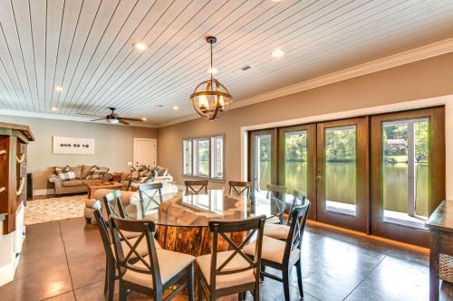 Hot Tub, Dock, Lakefront Luxe Six Mile Retreat in Brevard