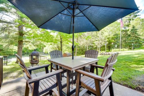 Waterfront Cameron Retreat with Grill and Fire Pit!