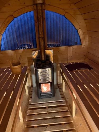 Сауна, Domek na Kaszubach z sauną i jacuzzi (Domek na Kaszubach z sauna i jacuzzi) in Лінія