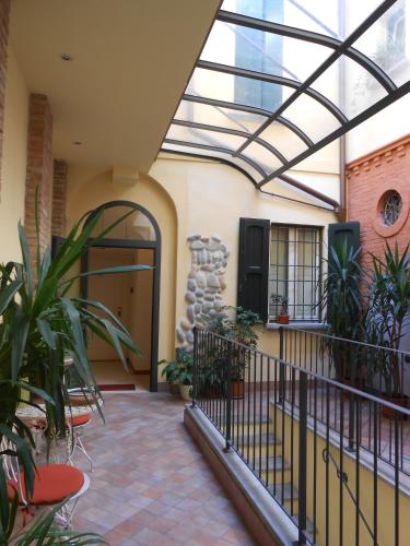 Balcony/terrace, Hotel Atlantic in Bologna
