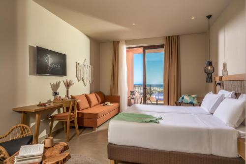 Chambre double avec 1 ou 2 lits, deluxe, vue sur la mer